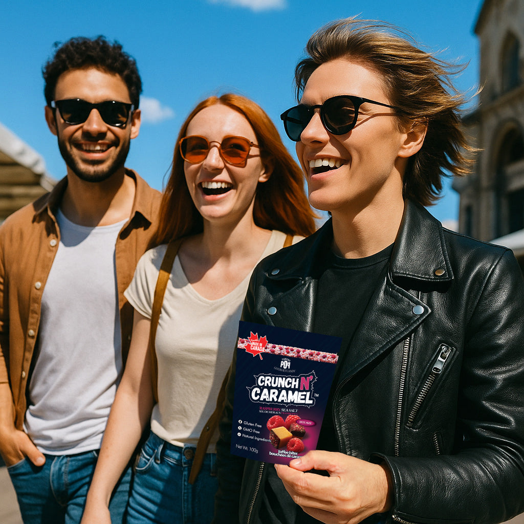 Raspberry Sea Salt Toffee Bites - 85g