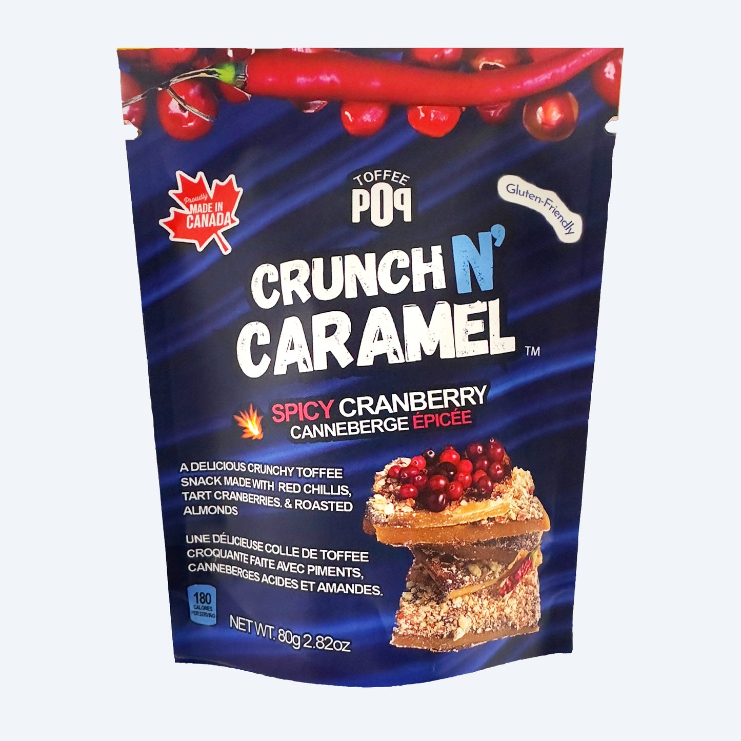 Spicy Cranberry Toffee - 80g