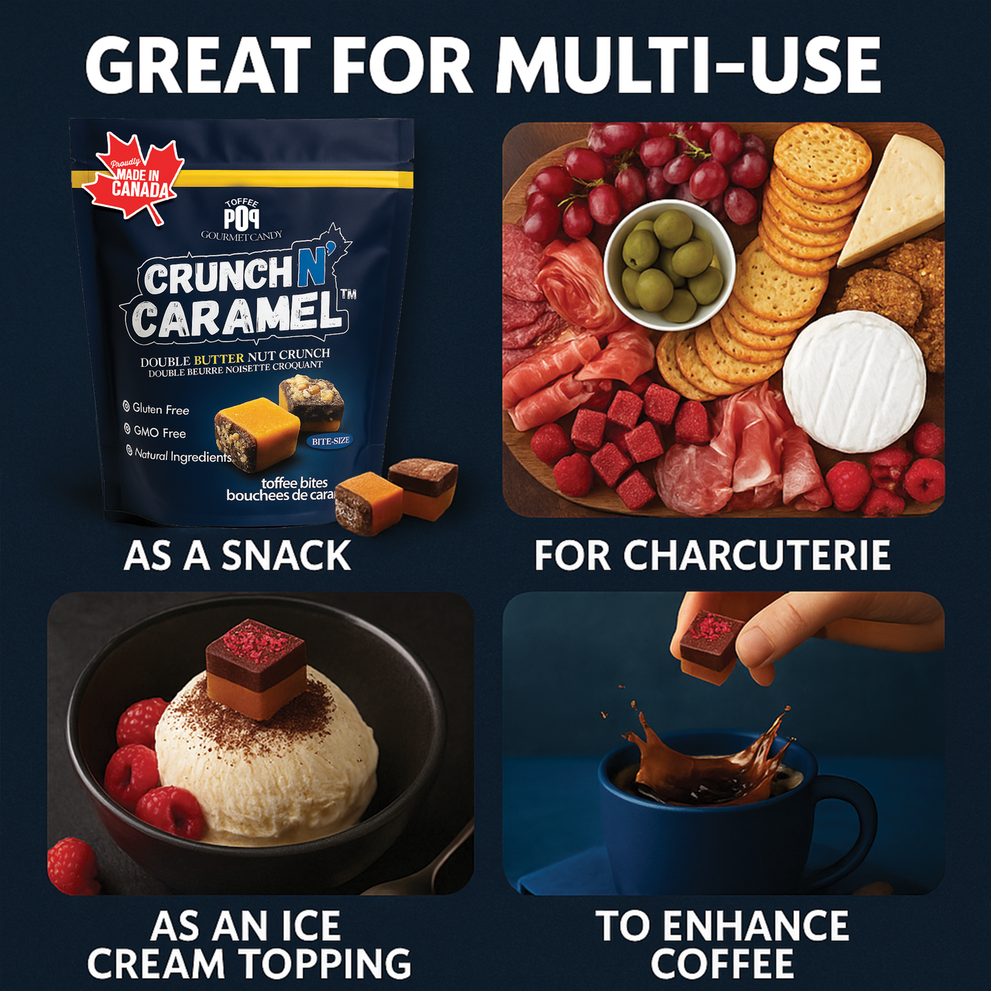 Double Butter Nut Crunch Toffee Bites - 85g