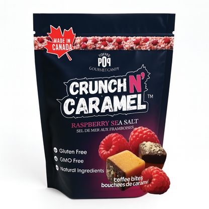 Raspberry Sea Salt Toffee Bites - 85g